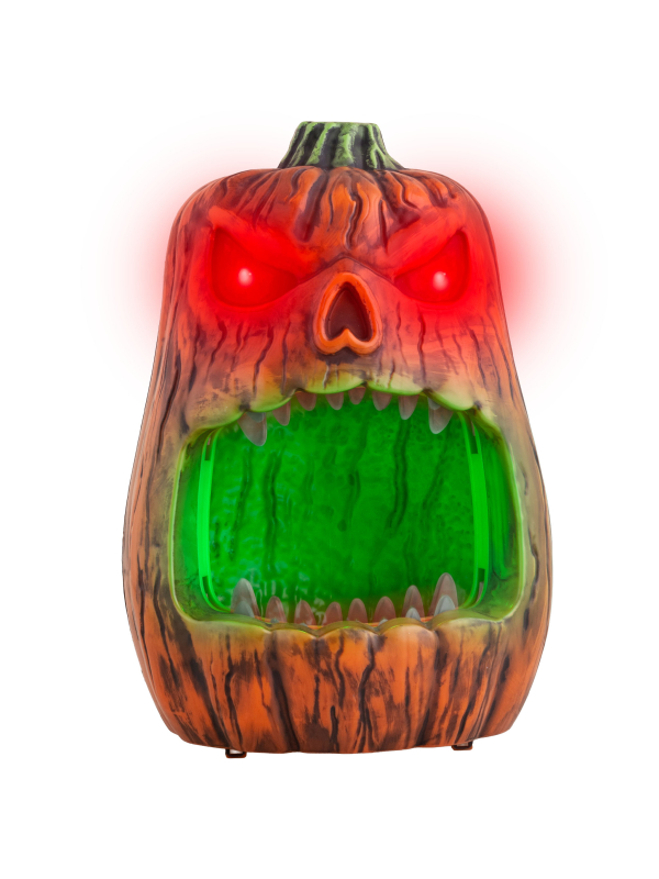 Bol à bonbons citrouille animée Halloween 33 cm