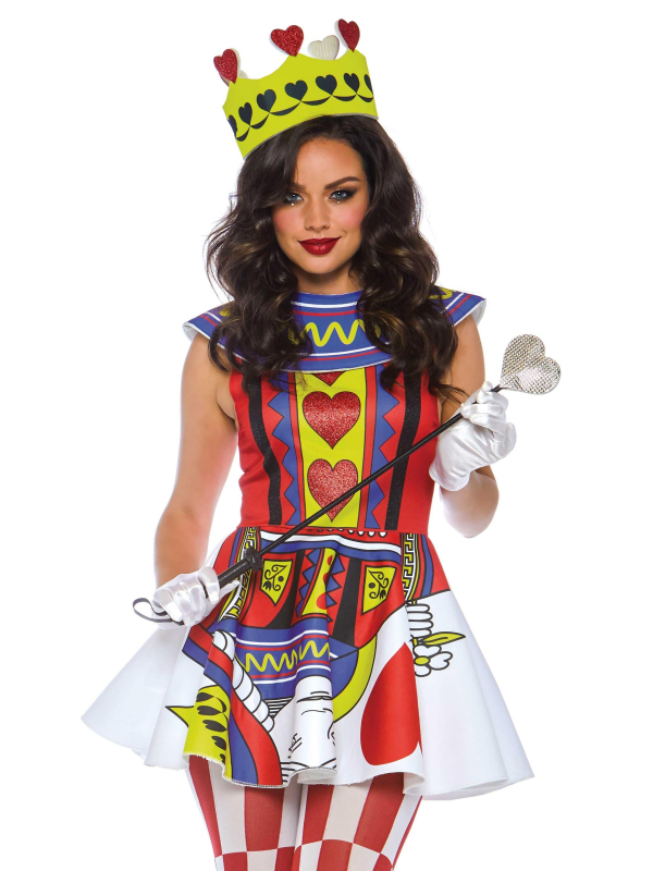 Déguisement Reine de Cœur femme original – robe de cartes