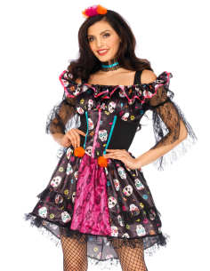 Déguisement Catrina femme original Dia de los Muertos