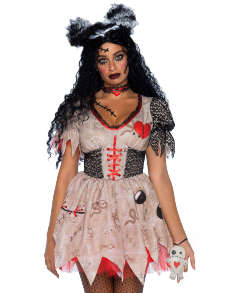 Déguisement poupée vaudou femme original Halloween