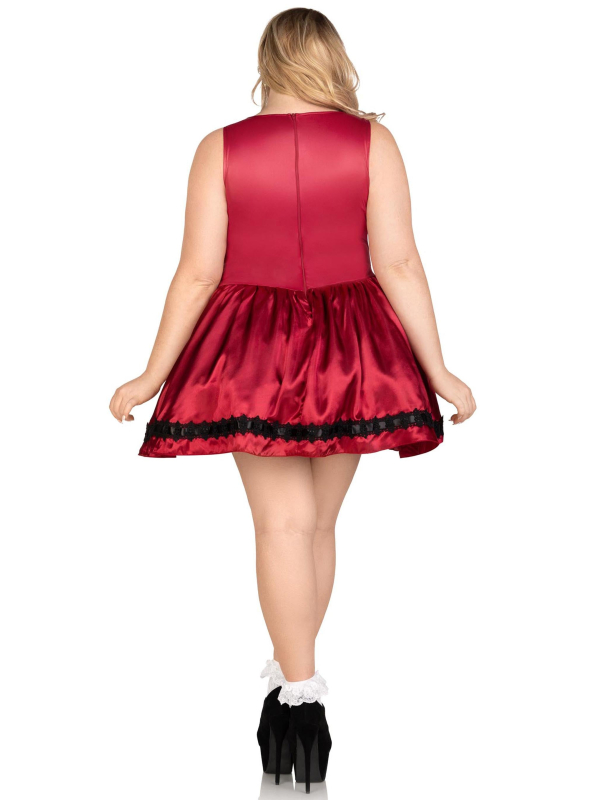 Déguisement femme Chaperon rouge gothique vue portée