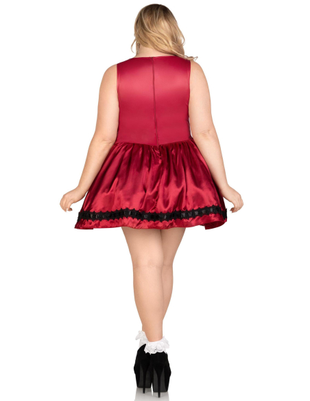 Déguisement femme Chaperon rouge gothique vue portée