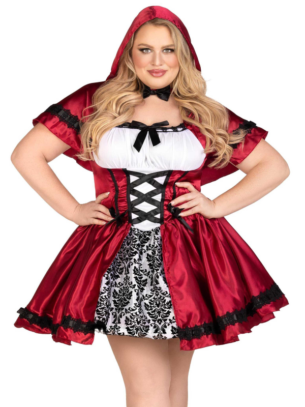 Costume Chaperon rouge gothique femme avec robe et cape