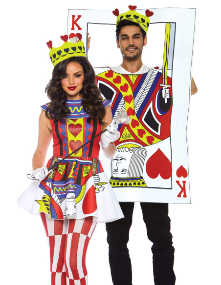 Déguisement Reine de Cœur femme original – robe de cartes