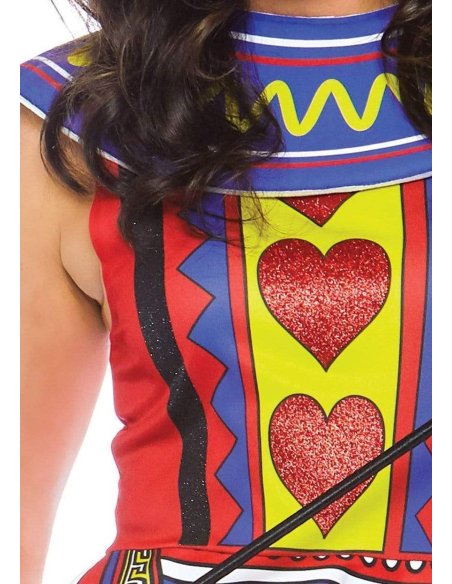 Déguisement Reine de Cœur femme original – robe de cartes