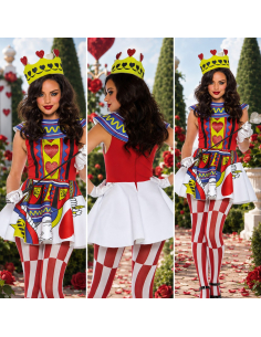 Déguisement Reine de Cœur femme original – robe de cartes 2