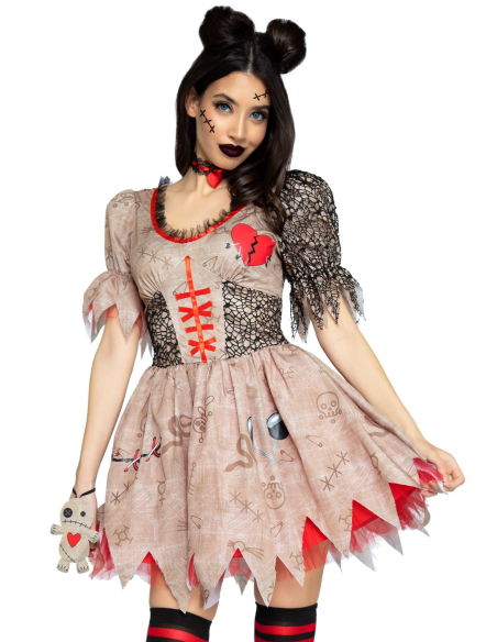 Déguisement poupée vaudou femme original Halloween