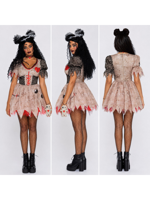 Déguisement poupée vaudou femme original Halloween