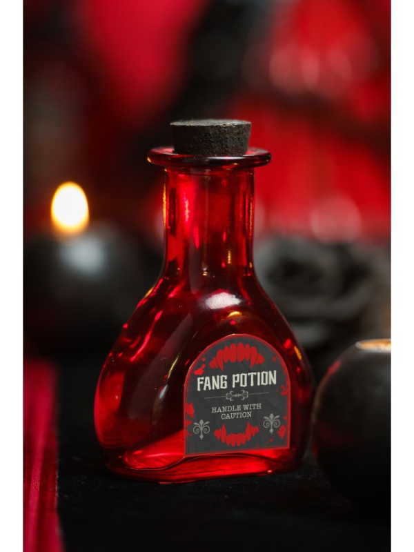 Flacon rouge en forme de cœur pour décoration Halloween