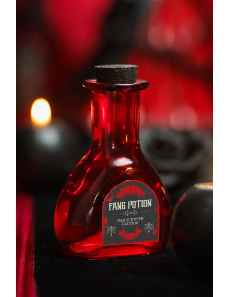Flacon rouge en forme de cœur pour décoration Halloween