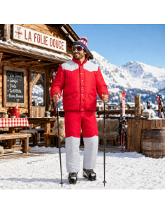 Déguisement Jérôme – Les Bronzés font du ski – Rouge et blanc 2