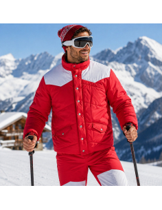 Déguisement Jérôme – Les Bronzés font du ski – Rouge et blanc