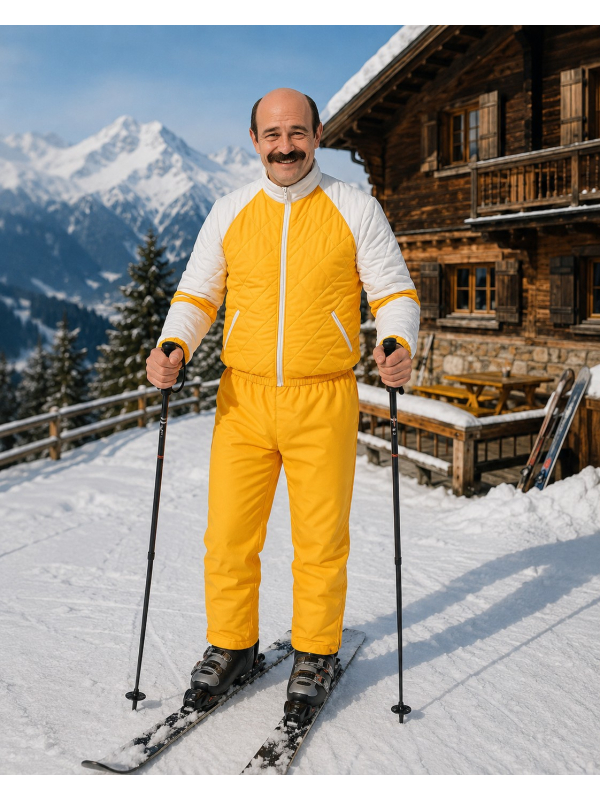 Déguisement Jean-Claude Dusse – Les Bronzés font du ski – Jaunedes Bronzés