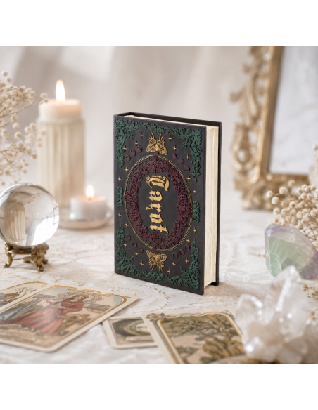 Grimoire décoratif Tarot en résine – 19 cm