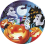 Lot de 6 assiettes Halloween citrouilles et fantômes 23 cm