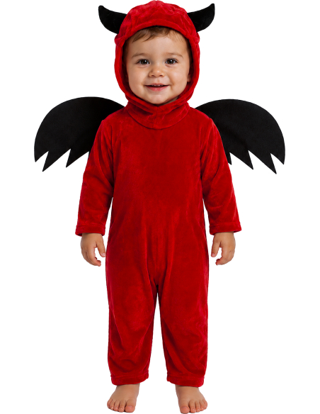 Déguisement petit diable rouge et noir pour tout-petit