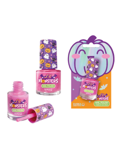 Vernis à ongles rose Lil Monsters avec capuchon Halloween violet