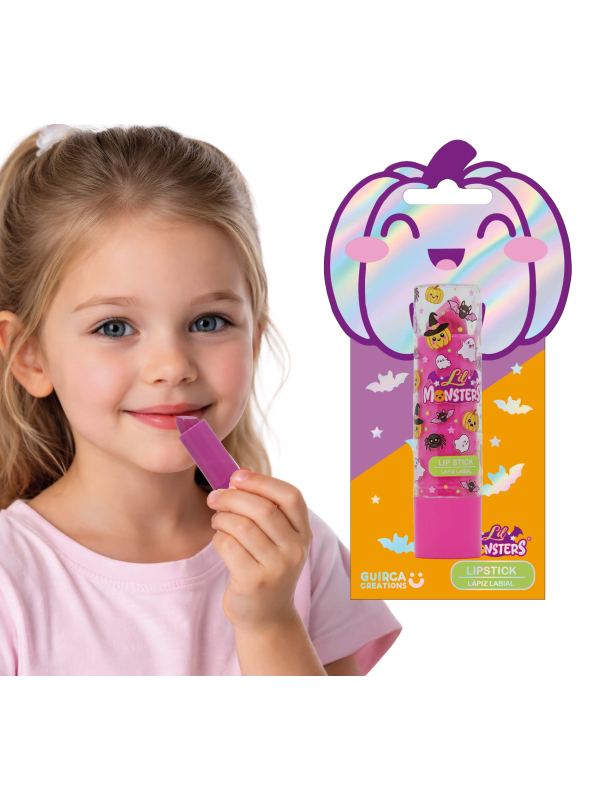 Rouge à lèvres Halloween enfant rose 3,8 g – Lil Monsters