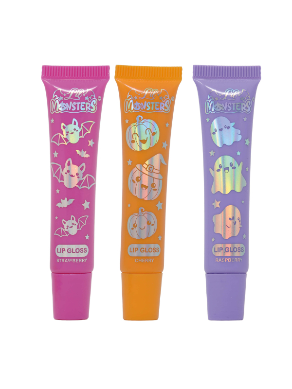 Trio de gloss Lil Monsters présenté hors emballage