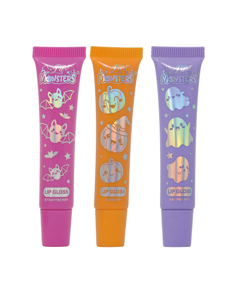 Trio de gloss Lil Monsters présenté hors emballage