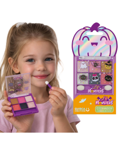 Palette de fards Lil Monsters avec six couleurs et monstres