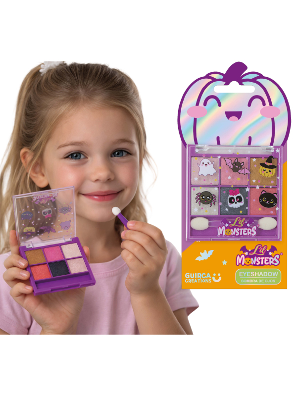 Palette de fards Lil Monsters avec six couleurs et monstres