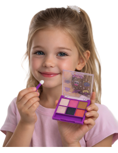 Palette de fards Lil Monsters avec six couleurs et monstres 2