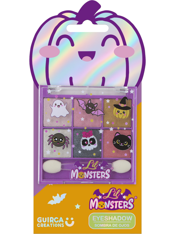 Palette Lil Monsters en emballage citrouille souriante