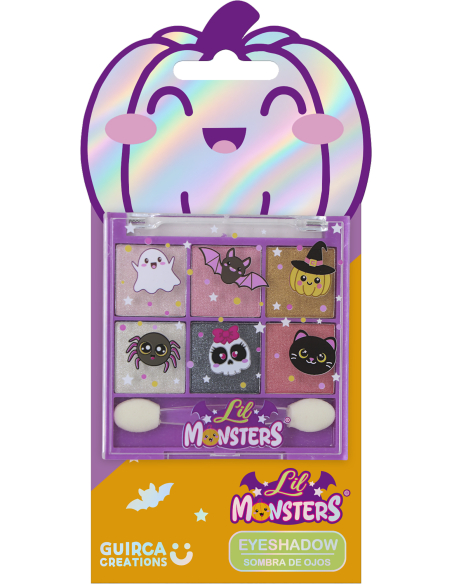 Palette Lil Monsters en emballage citrouille souriante