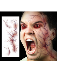 Planche de tatouage veines rouges adhésif 2