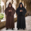 Cape à capuche adulte 180 cm – noire ou marron