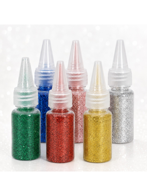 Paillettes biodégradables 10 g – Vert, bleu, rouge, rose, or ou argent