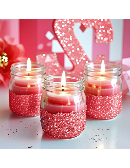 Paillettes biodégradables 10 g rouges