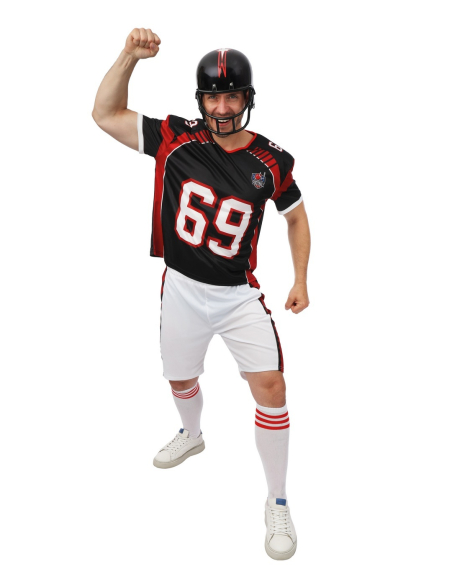 Déguisement footballeur américain adulte – T-shirt et short