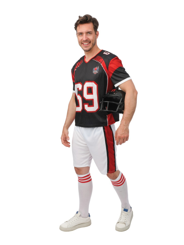 Déguisement footballeur américain adulte – T-shirt et short