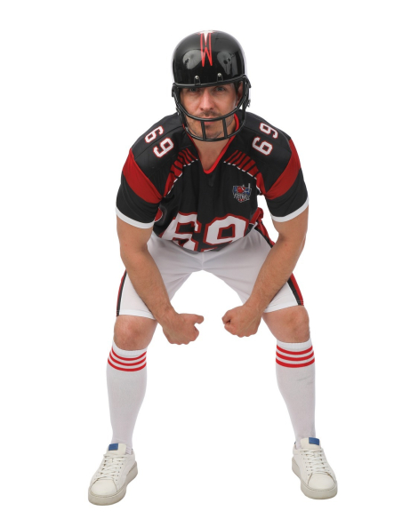Déguisement footballeur américain adulte – T-shirt et short