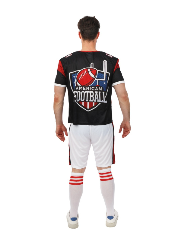 Déguisement footballeur américain adulte – T-shirt et short