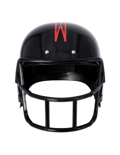 Casque football américain noir adulte – Accessoire déguisement 2