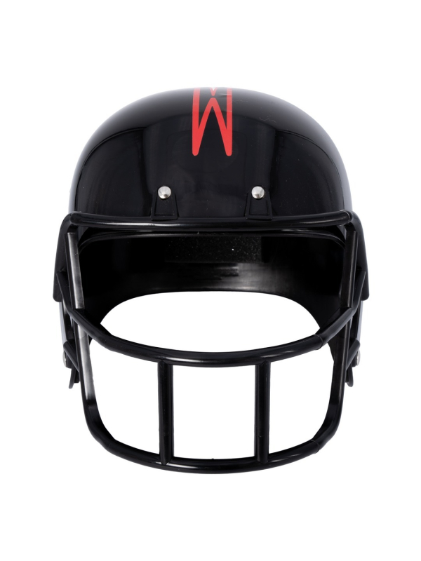 Casque football américain noir adulte – Accessoire déguisement