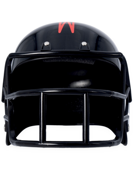 Casque football américain noir adulte – Accessoire déguisement