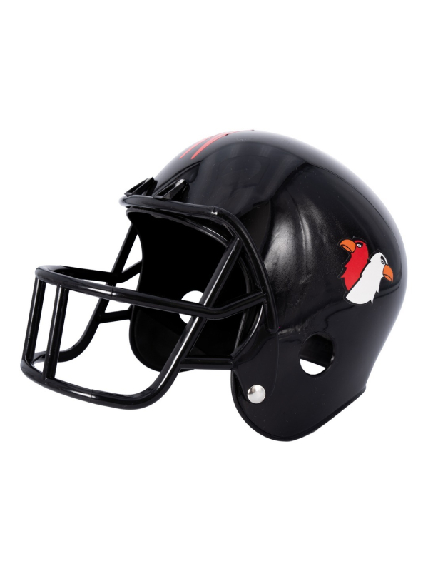 Casque football américain noir adulte – Accessoire déguisement