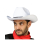 Chapeau Lucky Luke officiel blanc adulte