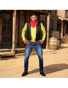 Déguisement Lucky Luke officiel homme – 4 pièces