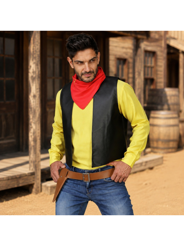 Déguisement Lucky Luke officiel homme – 4 pièces