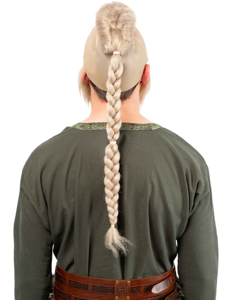 Perruque Walhalla blonde avec barbe – Viking