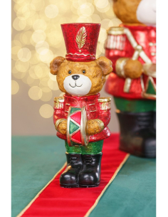 Ruban de Noël rouge effet velours et bords dorés – 12 cm x 5 m 2