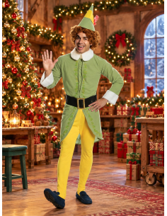 Déguisement officiel Buddy l’Elfe homme – Costume Elf Noël