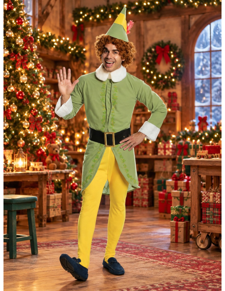Déguisement officiel Buddy l’Elfe homme – Costume Elf Noël