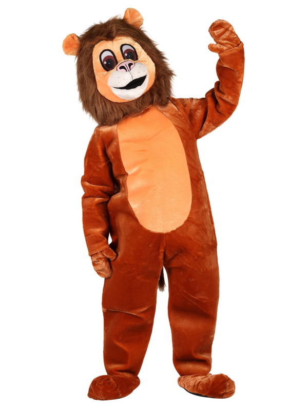 Mascotte de lion adulte complète pour animation et événement