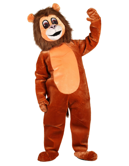 Mascotte de lion adulte complète pour animation et événement